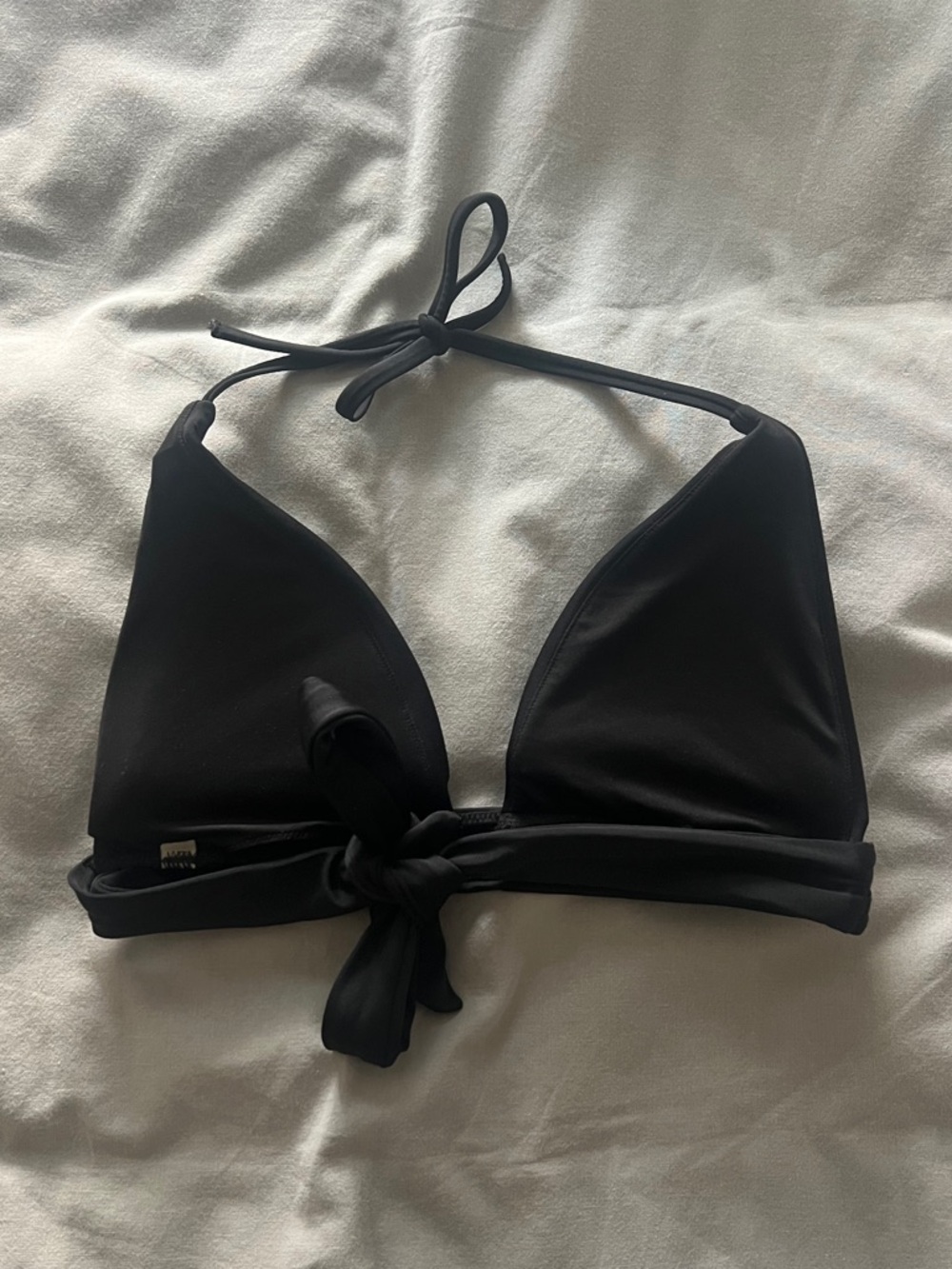 Victoria’s Secret Black Push Up Halter Bikini Top - Picture 2 of 2